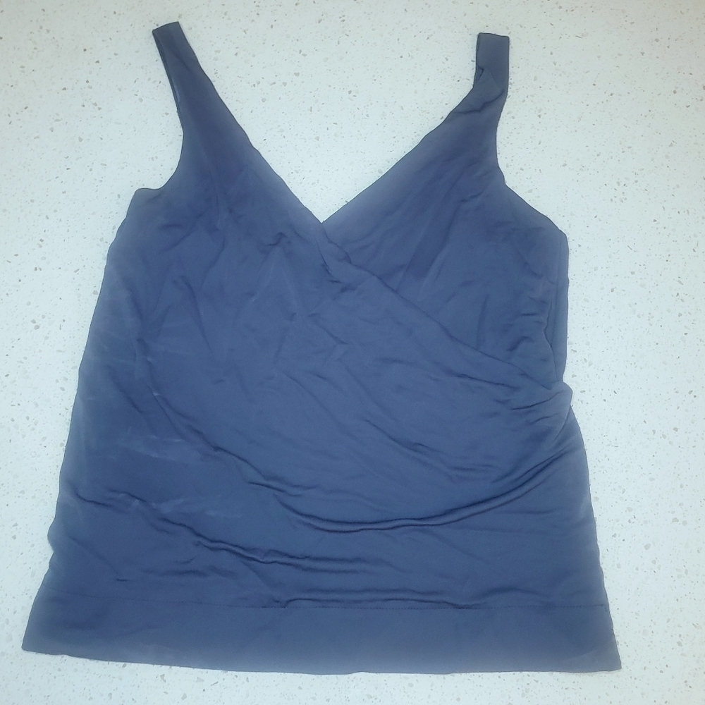 *SOLD* Balenciaga | Drape Surplice Sleeveless Blouse